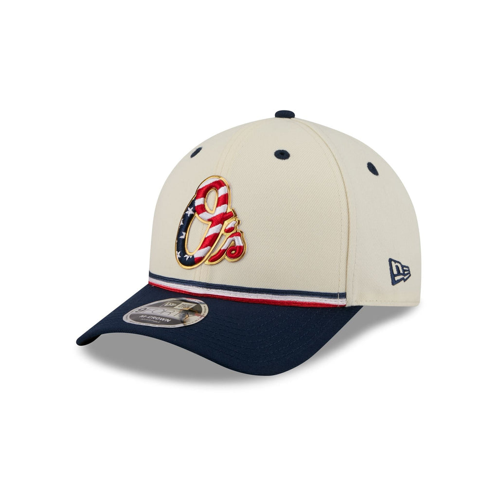 Baltimore Orioles Independence Day 2026 9FORTY M-Crown Snapback Hat