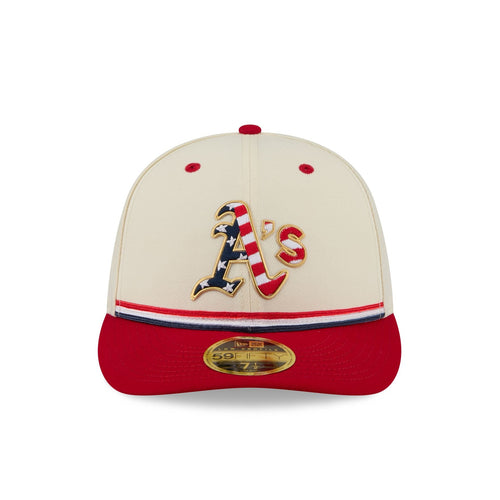 Athletics Independence Day 2026 Low Profile 59FIFTY Fitted Hat