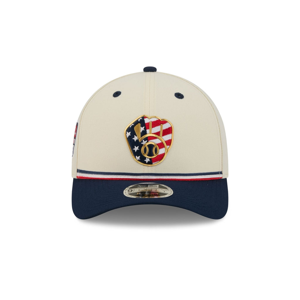 Milwaukee Brewers Independence Day 2026 9FORTY M-Crown Snapback Hat