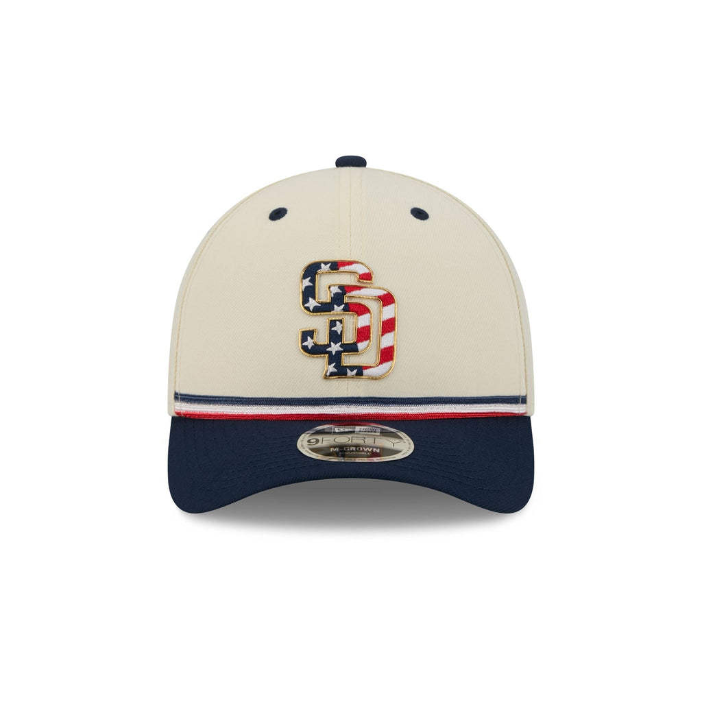 San Diego Padres Independence Day 2026 9FORTY M-Crown Snapback Hat