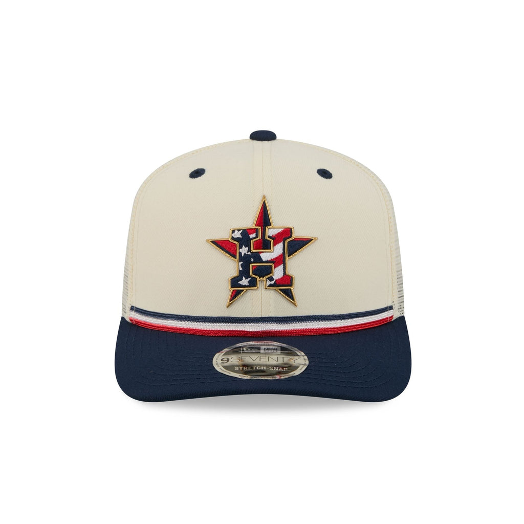 Houston Astros Independence Day 2026 9SEVENTY Trucker Hat
