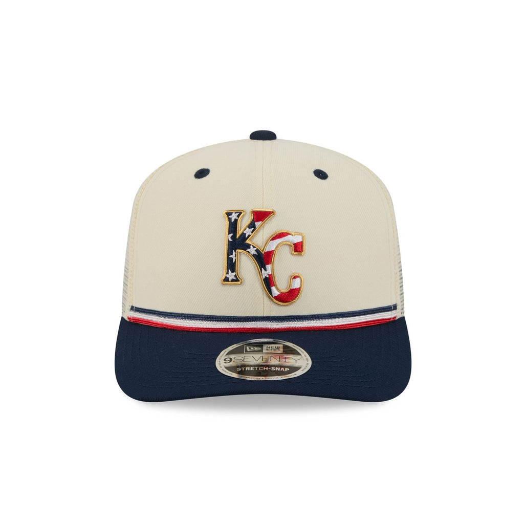 Kansas City Royals Independence Day 2026 9SEVENTY Trucker Hat