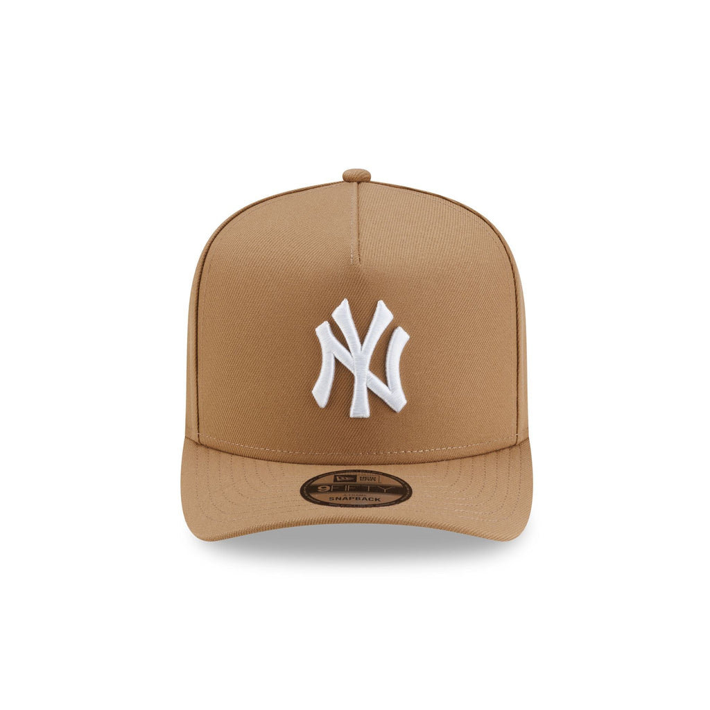 New York Yankees Basic Khaki 9FIFTY A-Frame Snapback Hat