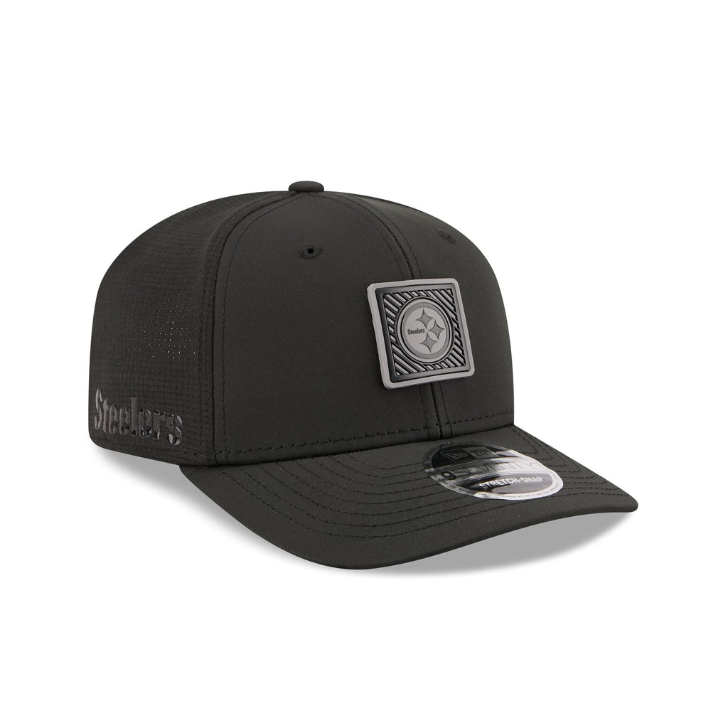Pittsburgh Steelers 2026 Training Black 9SEVENTY Stretch-Snap Hat