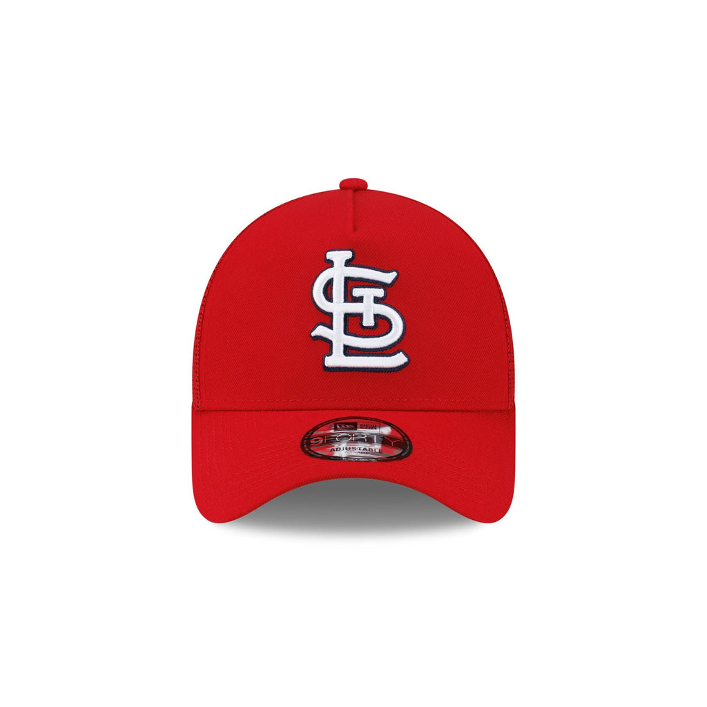 St. Louis Cardinals Side Script 9FORTY A-Frame Trucker Hat