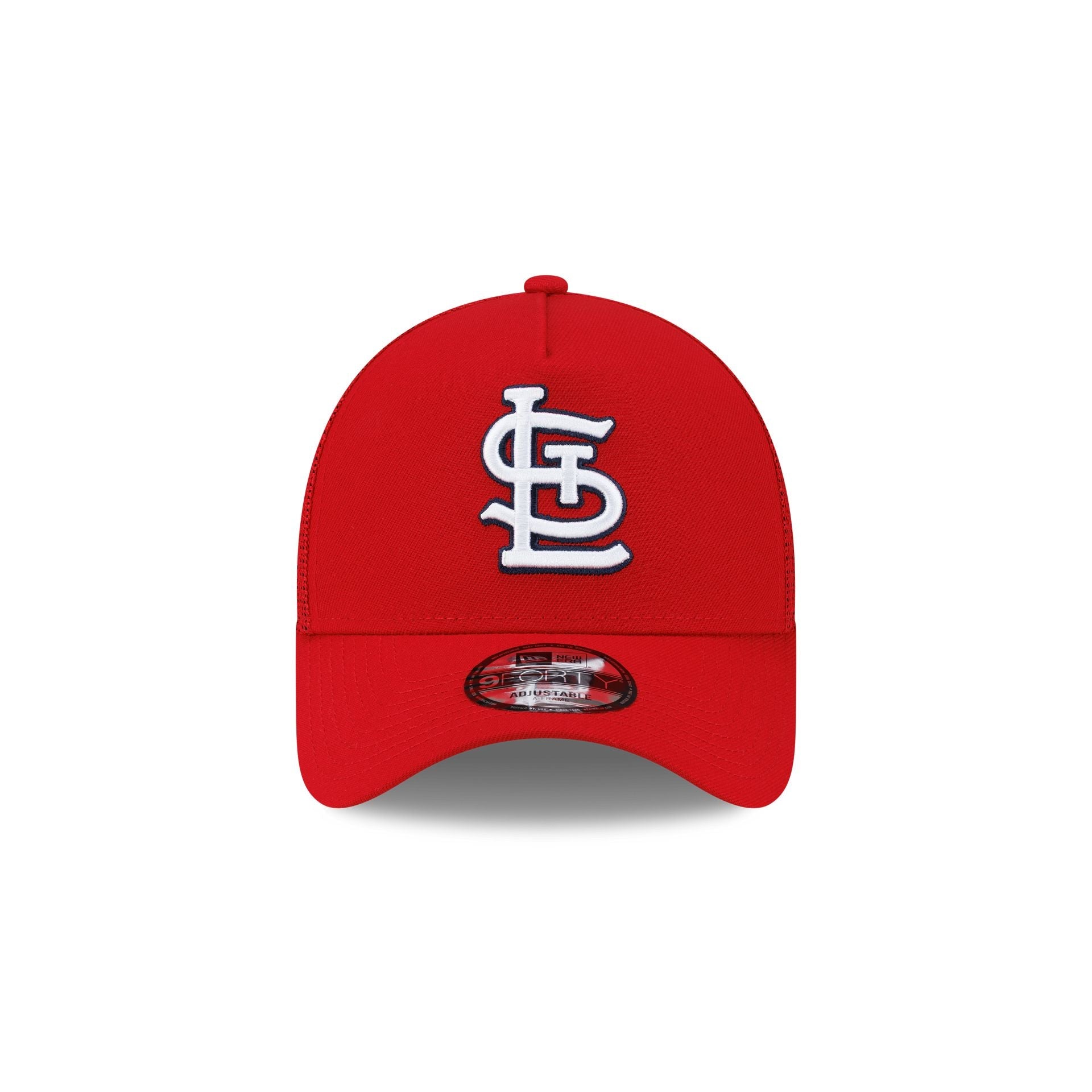 St. Louis Cardinals Side Script 9FORTY A-Frame Trucker Hat