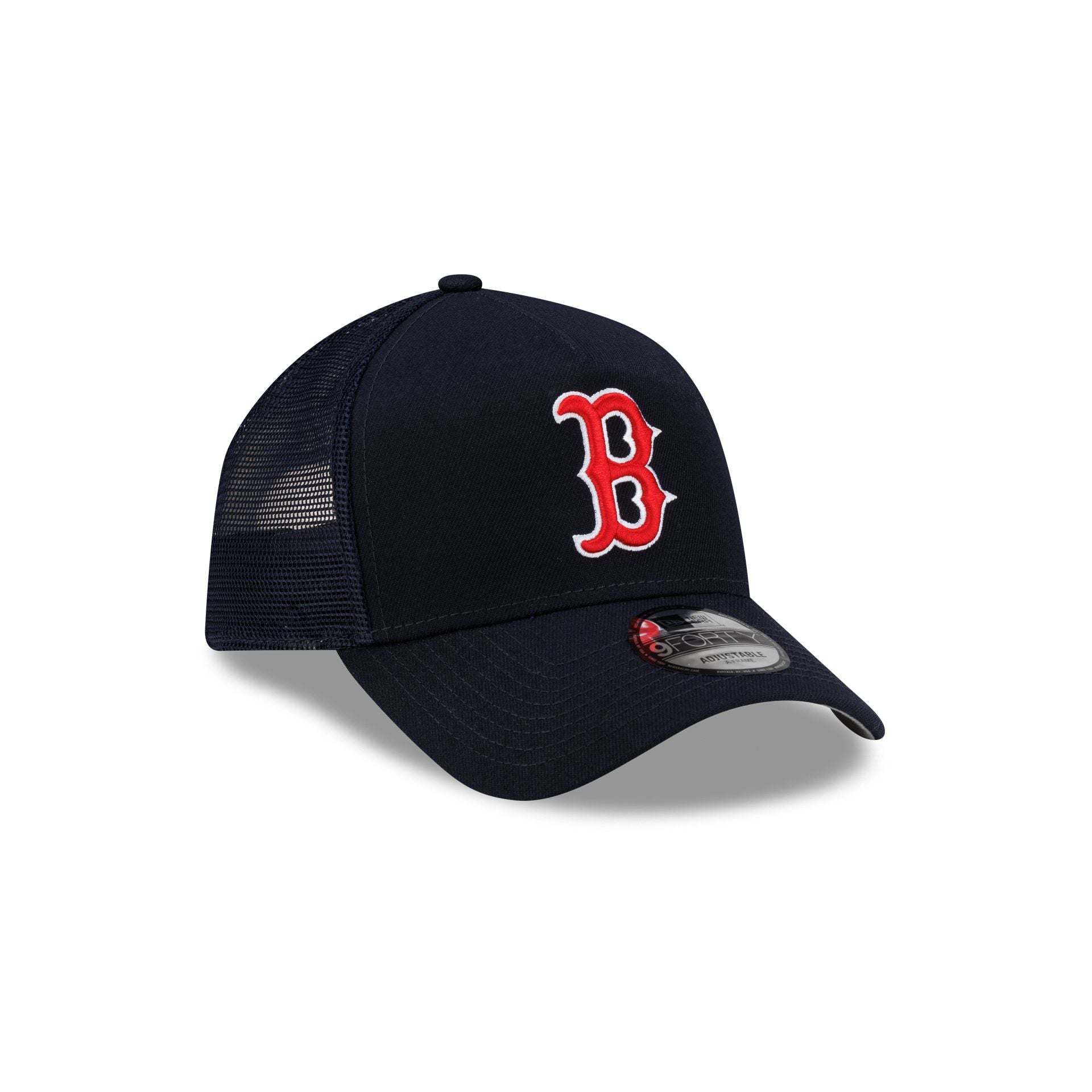 Boston Red Sox Side Script 9FORTY A-Frame Trucker Hat