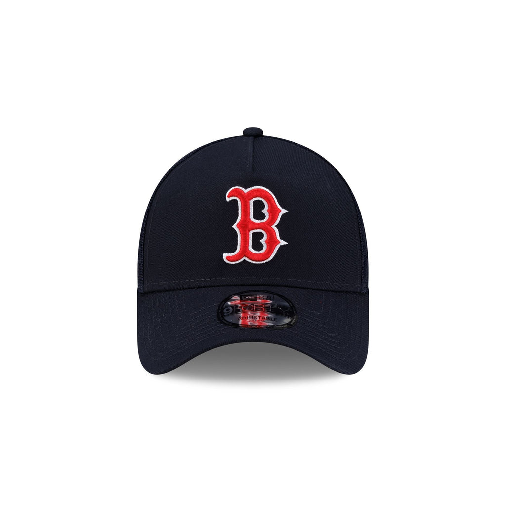 Boston Red Sox Side Script 9FORTY A-Frame Trucker Hat