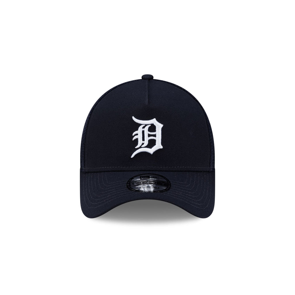 Detroit Tigers Side Script 9FORTY A-Frame Trucker Hat