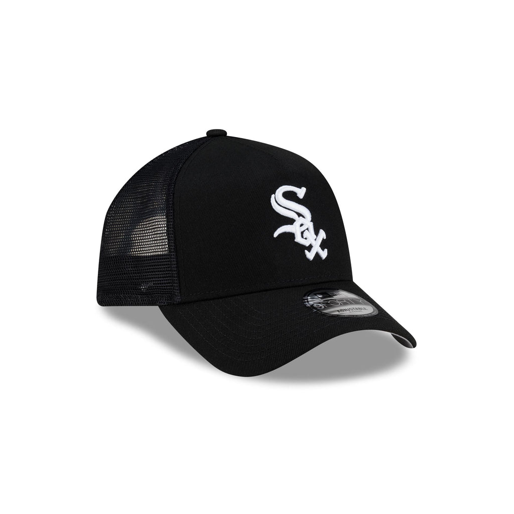 Chicago White Sox Side Script 9FORTY A-Frame Trucker Hat
