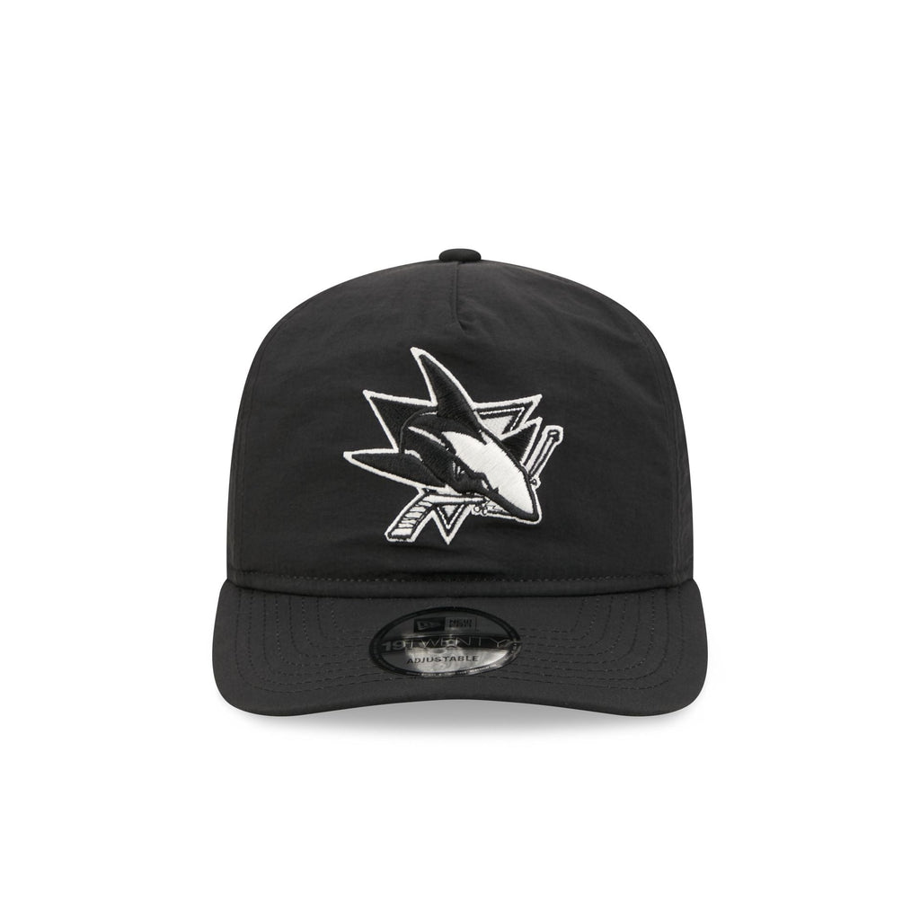 San Jose Sharks Black Nylon 19TWENTY Adjustable Hat
