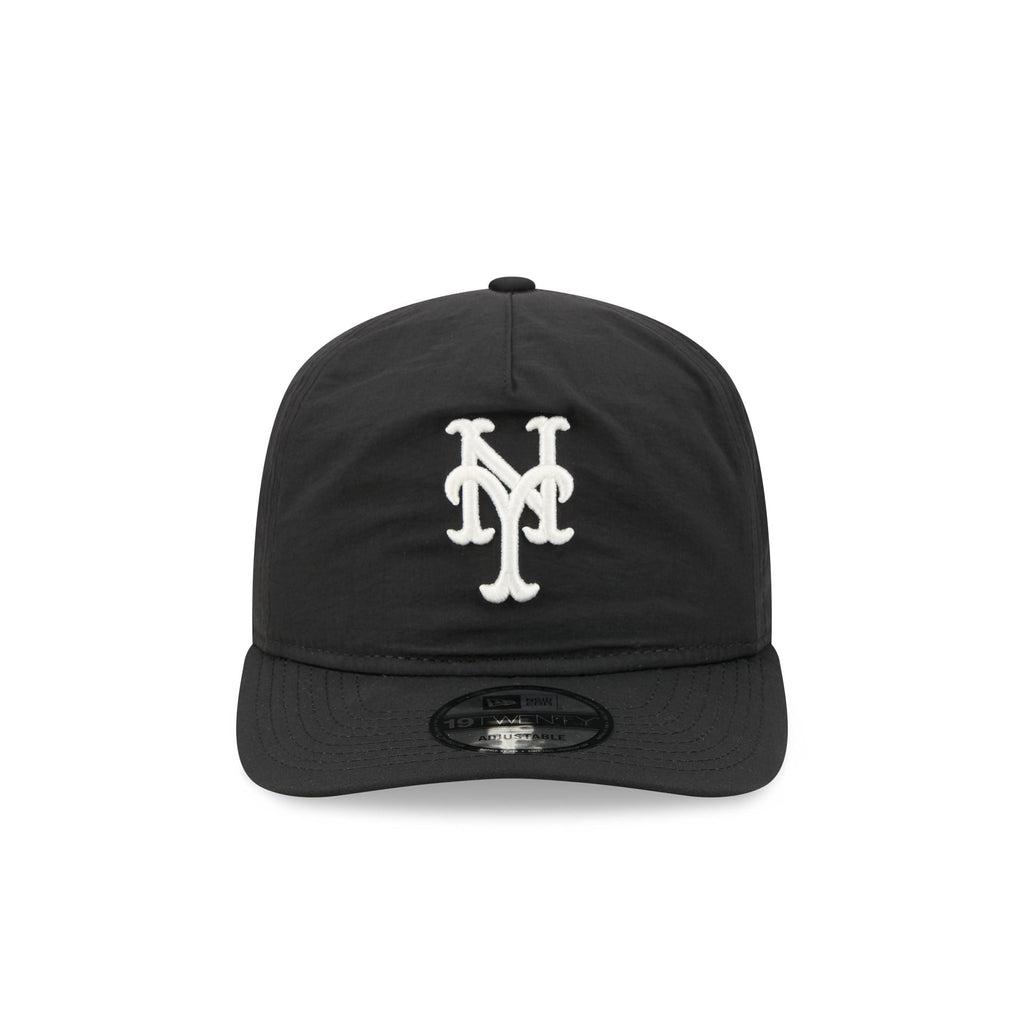New York Mets Black Nylon 19TWENTY Adjustable Hat