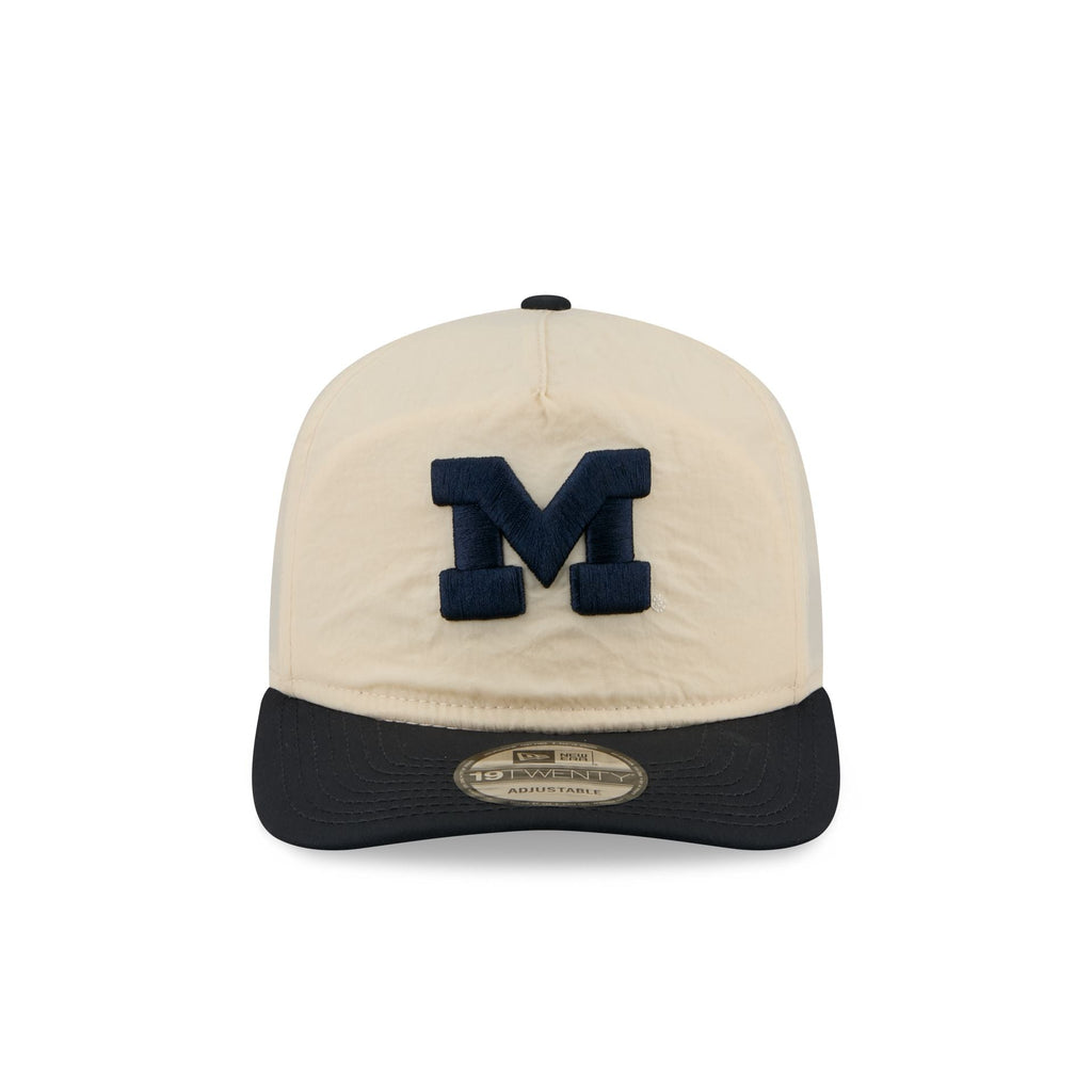 Michigan Wolverines Chrome Nylon 19TWENTY Adjustable Hat