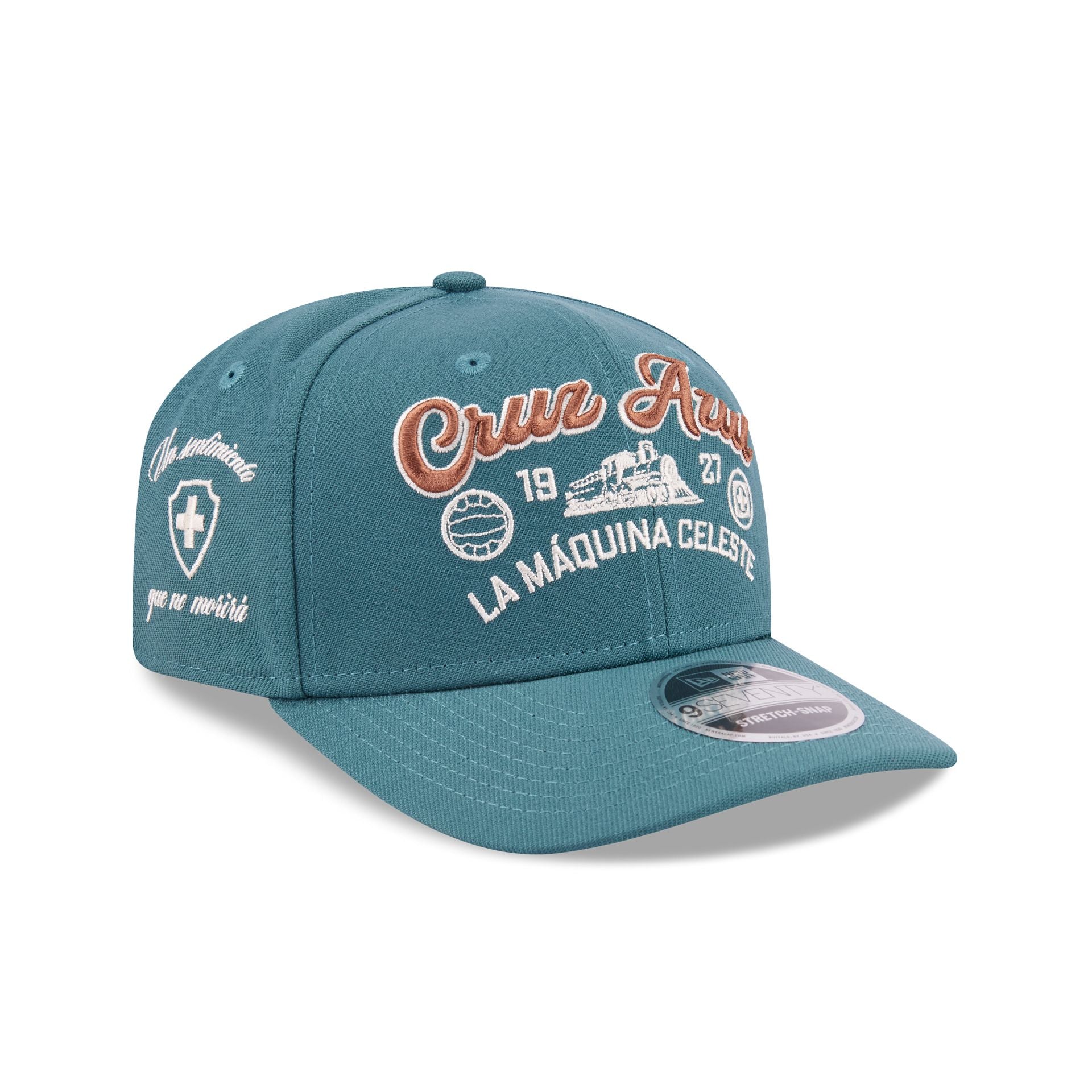 Cruz Azul Scripts Green 9SEVENTY Stretch-Snap Hat