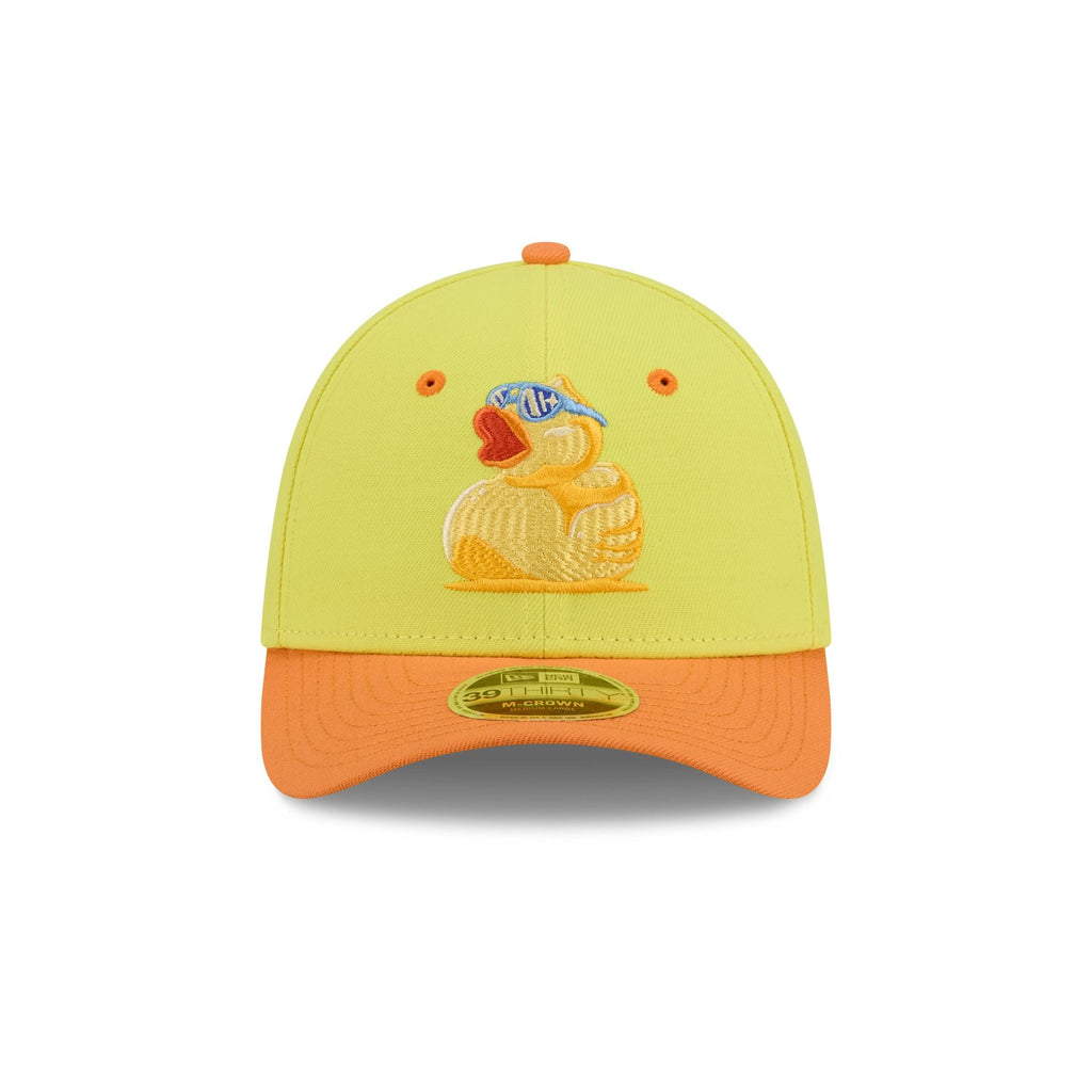 Lehigh Valley IronPigs Theme Night Yellow 39THIRTY M-Crown Stretch Fit Hat