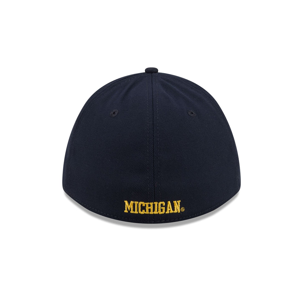 Michigan Wolverines Team 39THIRTY M-Crown Stretch Fit Hat