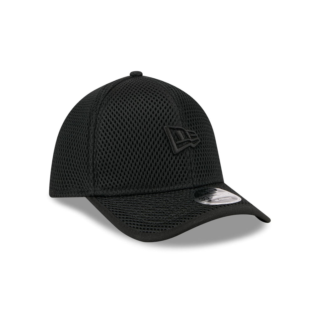 New Era Cap Black Mesh 39THIRTY M-Crown Stretch Fit Hat