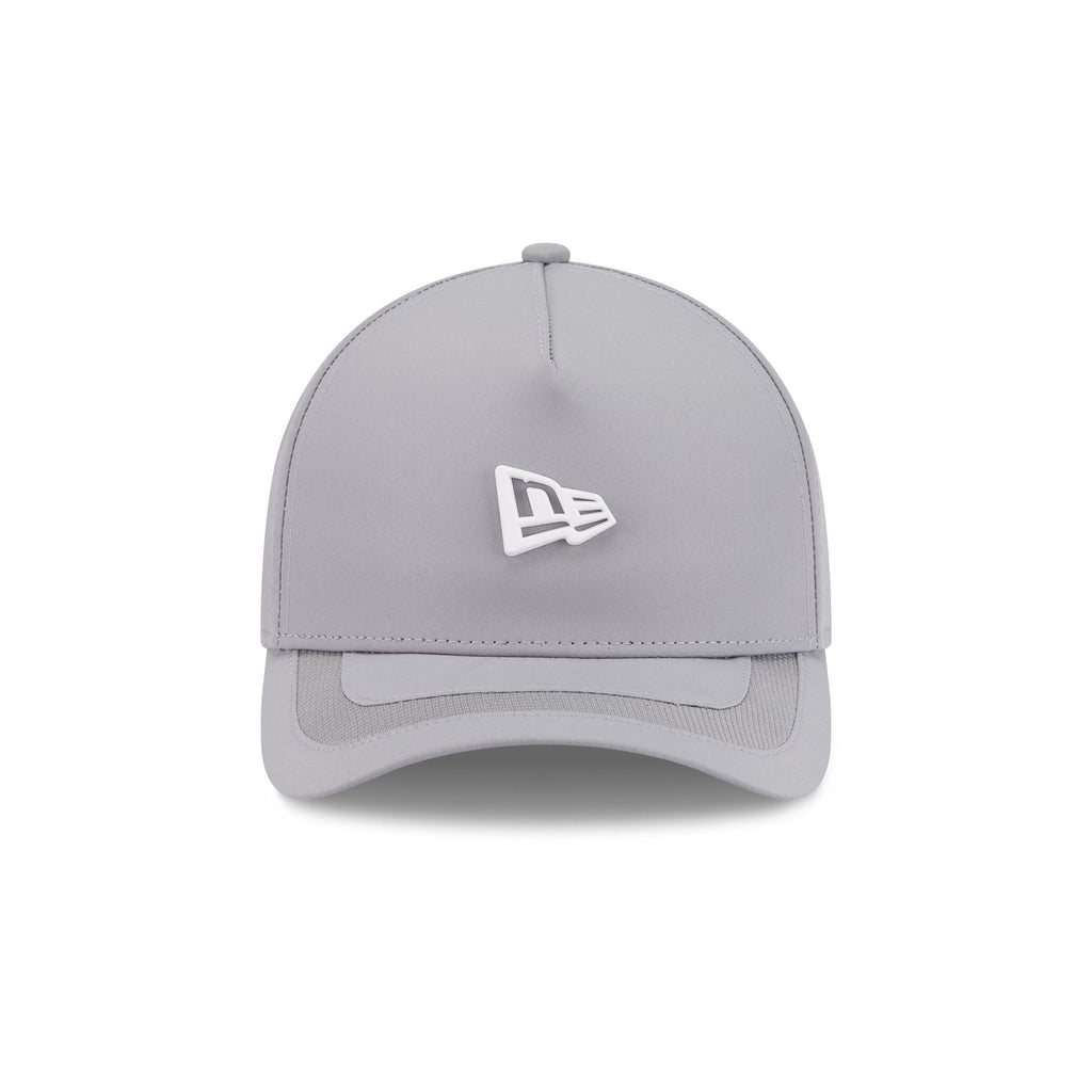 New Era Cap Gray Stitch Visor 9FORTY M-Crown A-Frame Snapback Hat