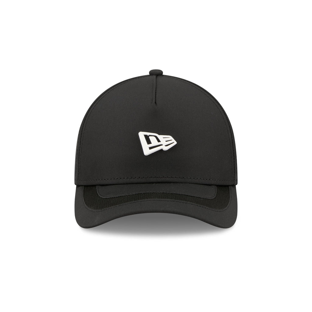 New Era Cap Black Stitch Visor 9FORTY M-Crown A-Frame Snapback Hat
