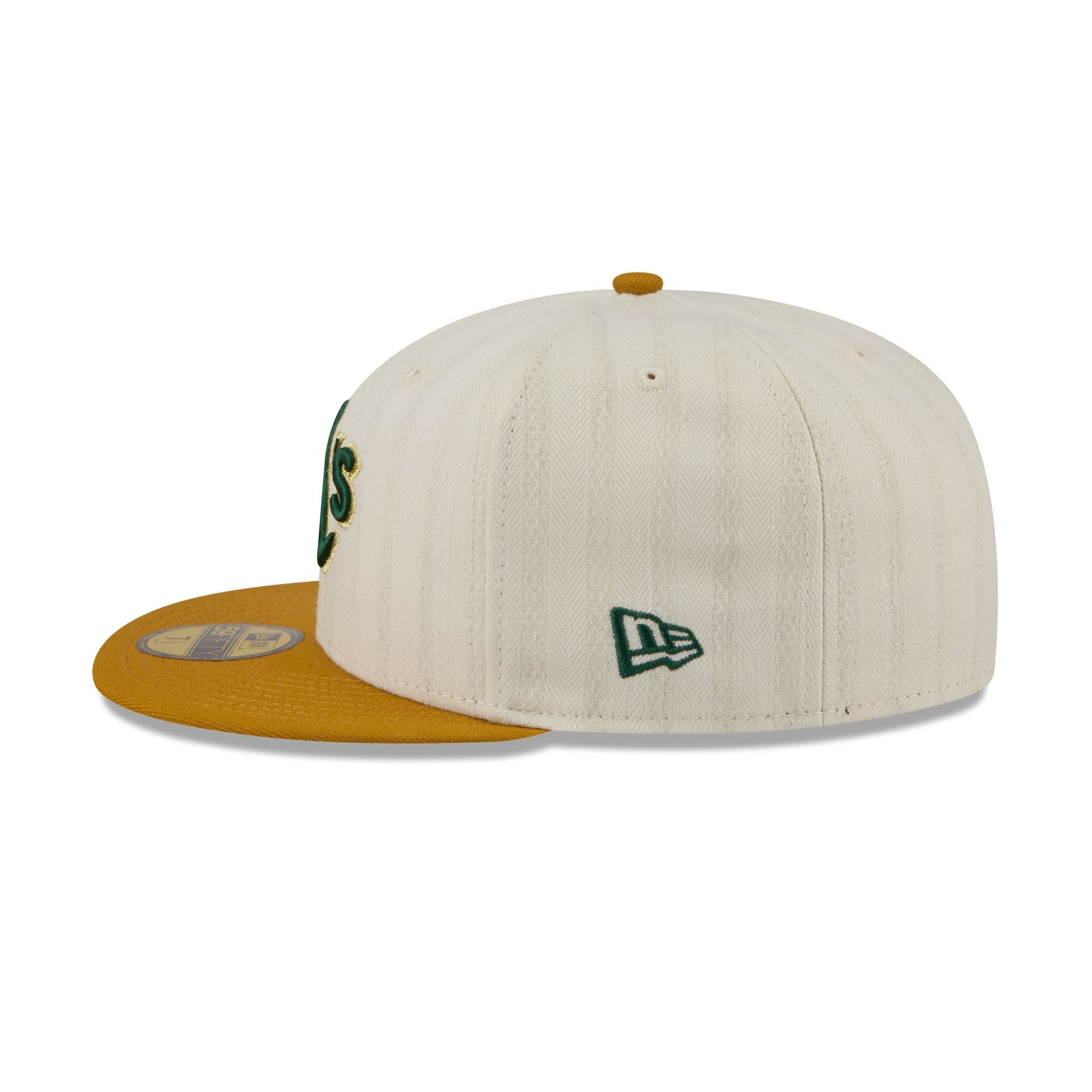 Athletics Chrome Herringbone 59FIFTY Fitted Hat