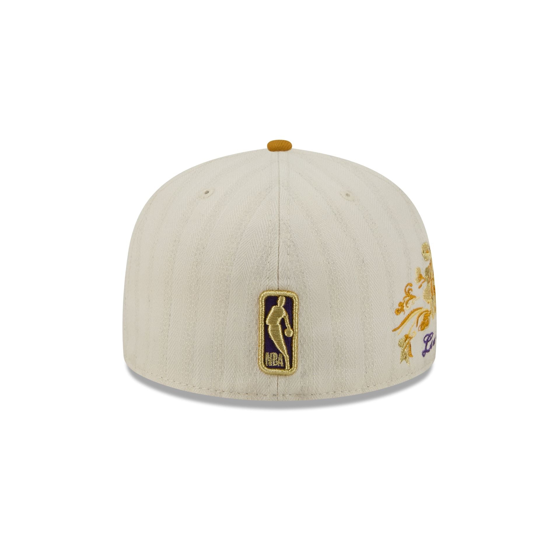 Los Angeles Lakers Chrome Herringbone 59FIFTY Fitted Hat