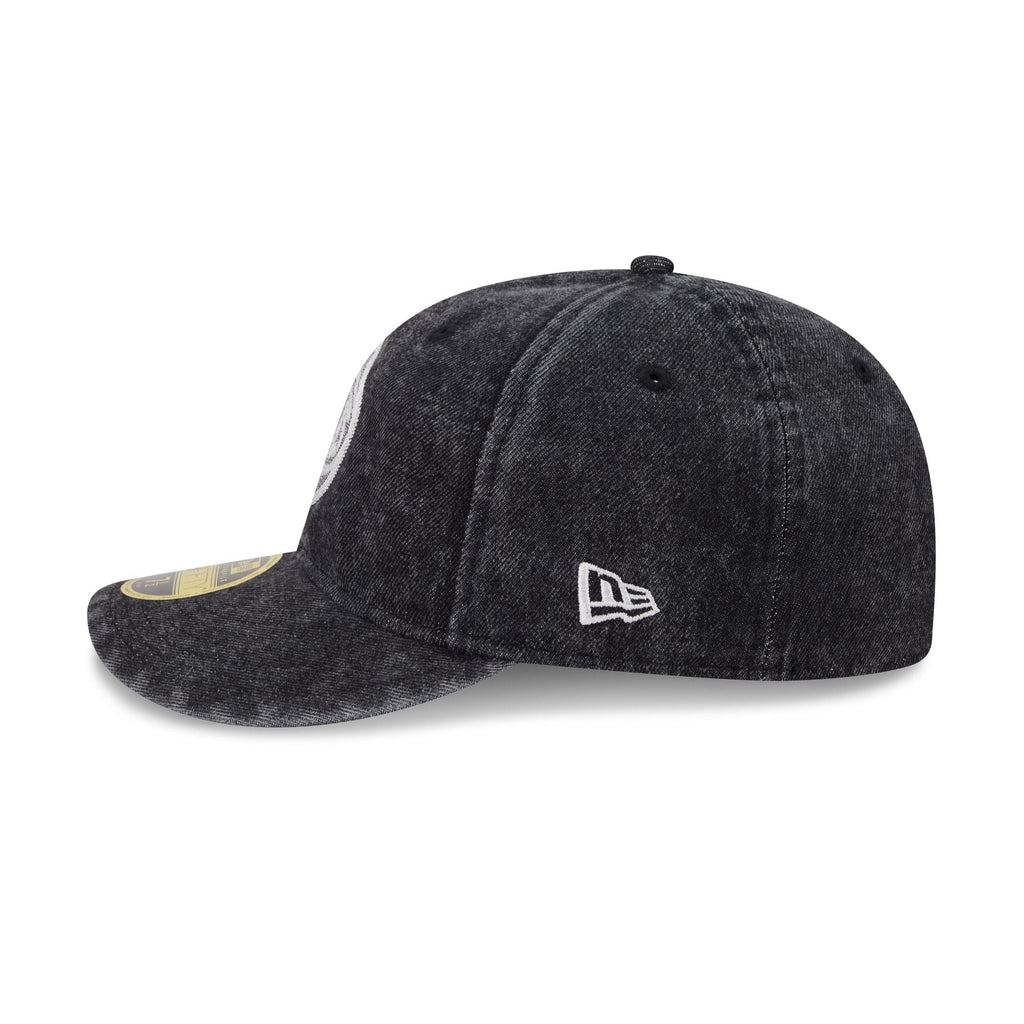 New York Knicks Black Denim Low Profile 59FIFTY Fitted Hat