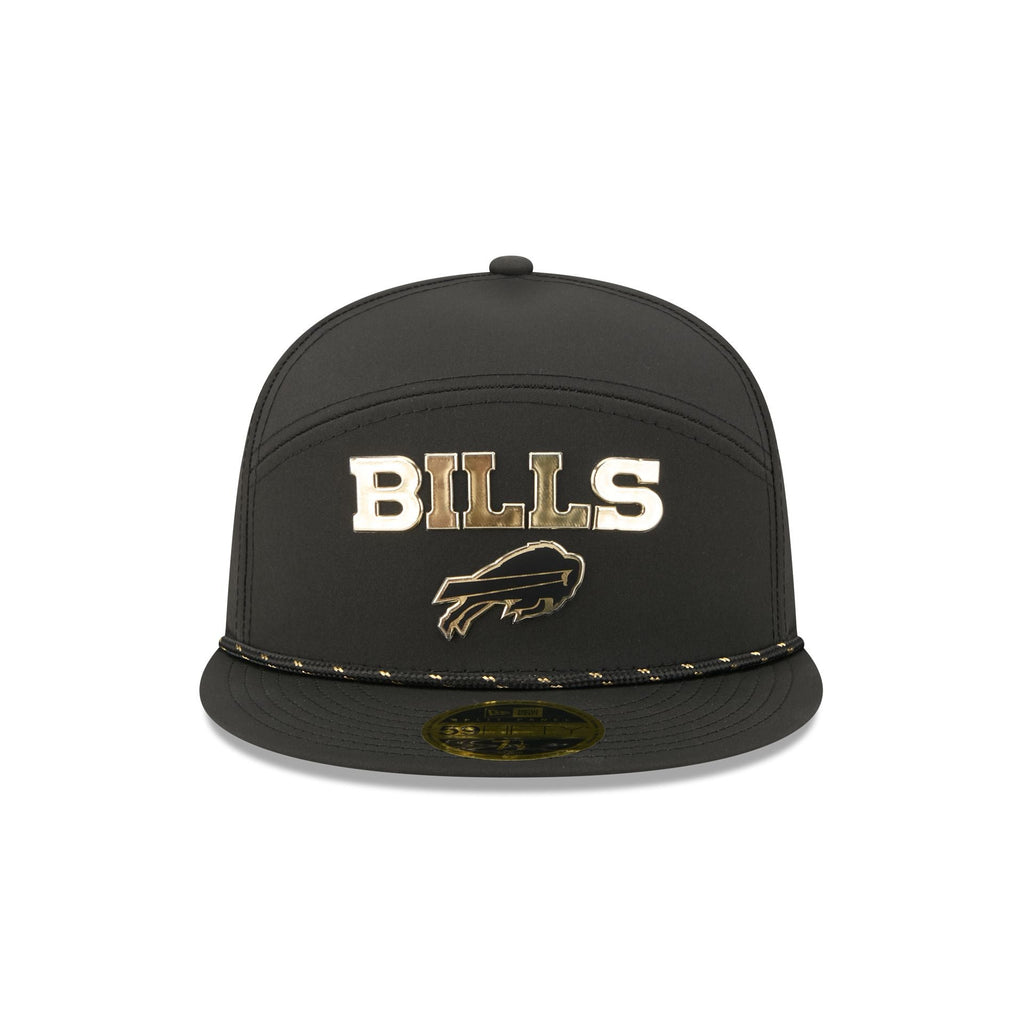 Buffalo Bills Gold Logo Rope Split Panel 59FIFTY Fitted Hat