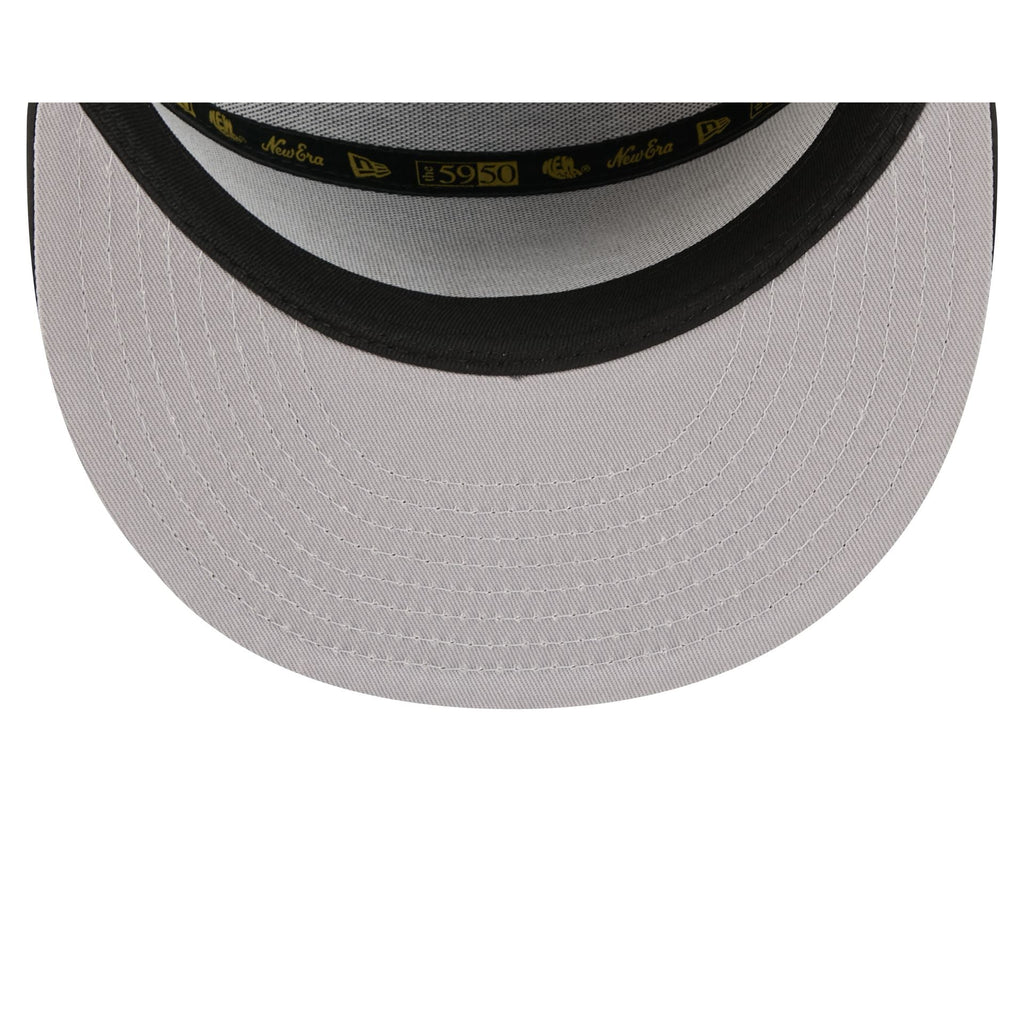 Pittsburgh Pirates Gold Logo Rope Split Panel 59FIFTY Fitted Hat