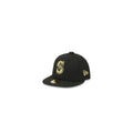 Seattle Mariners Gold Logo Mini 59FIFTY Fitted Hat