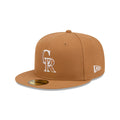 Colorado Rockies Bronze Basic 59FIFTY Fitted Hat