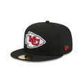 Kansas City Chiefs Black Basic 59FIFTY Fitted Hat