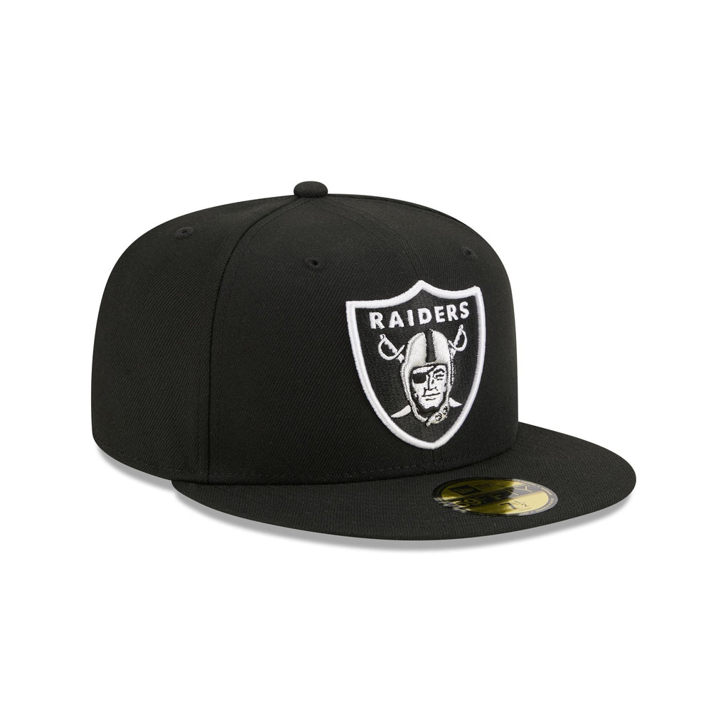 Las Vegas Raiders Black Basic 59FIFTY Fitted Hat