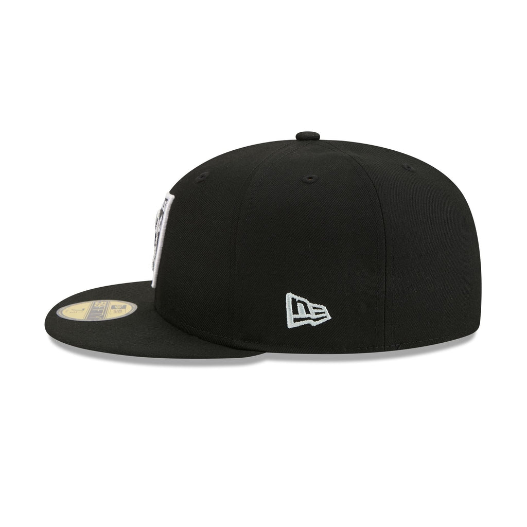 Las Vegas Raiders Black Basic 59FIFTY Fitted Hat
