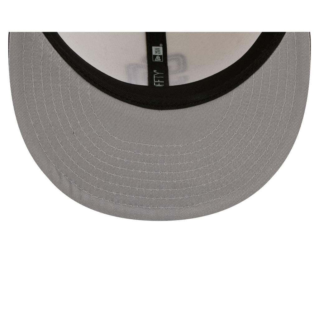 San Diego Padres Chrome White Basic 59FIFTY Fitted Hat