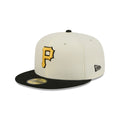 Pittsburgh Pirates Chrome White Basic 59FIFTY Fitted Hat