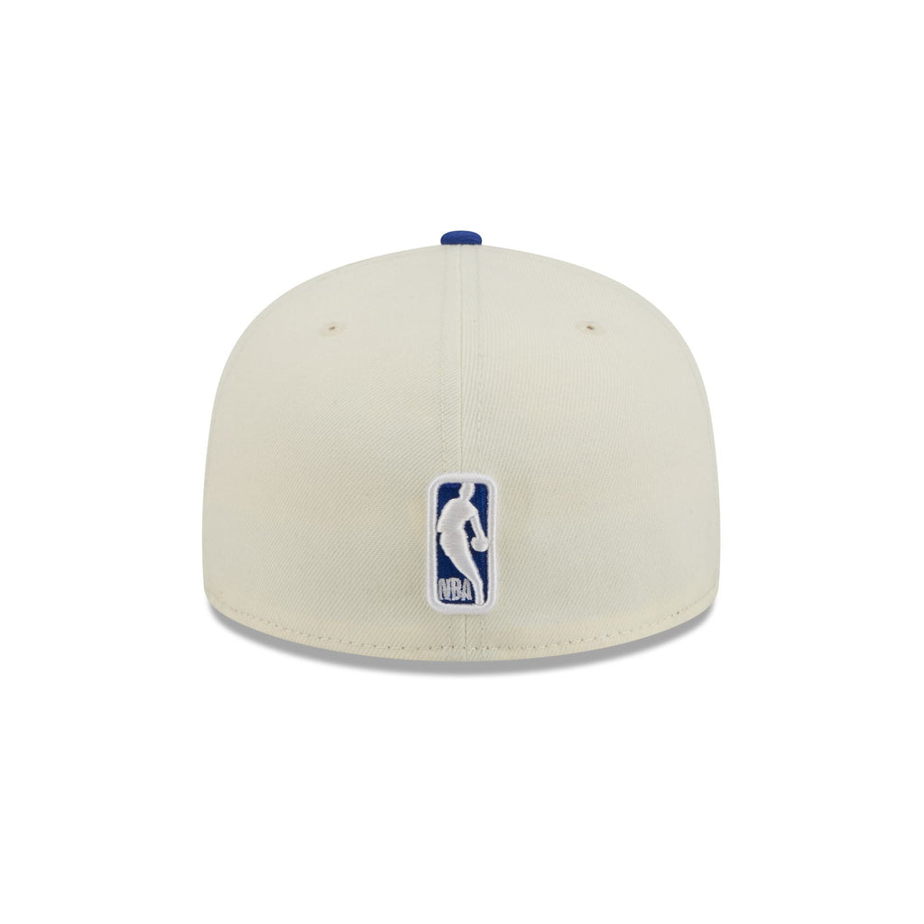 New York Knicks Chrome White Basic 59FIFTY Fitted Hat