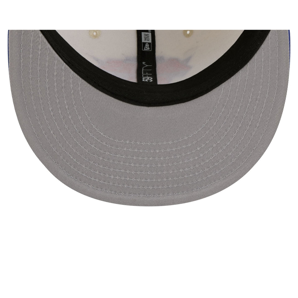 New York Knicks Chrome White Basic 59FIFTY Fitted Hat