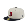 Boston Red Sox Chrome White Basic 59FIFTY Fitted Hat