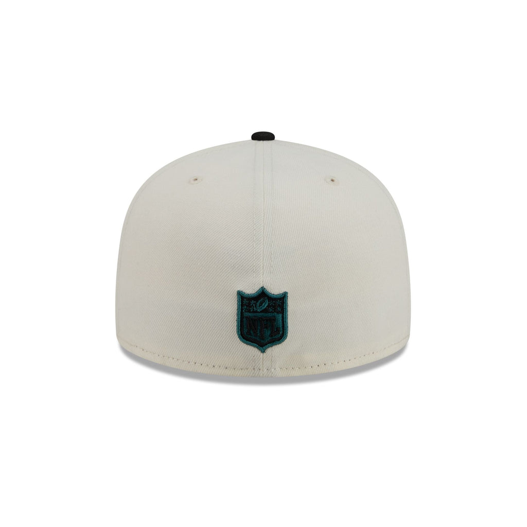 Philadelphia Eagles Chrome White Basic 59FIFTY Fitted Hat