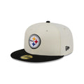 Pittsburgh Steelers Chrome White Basic 59FIFTY Fitted Hat