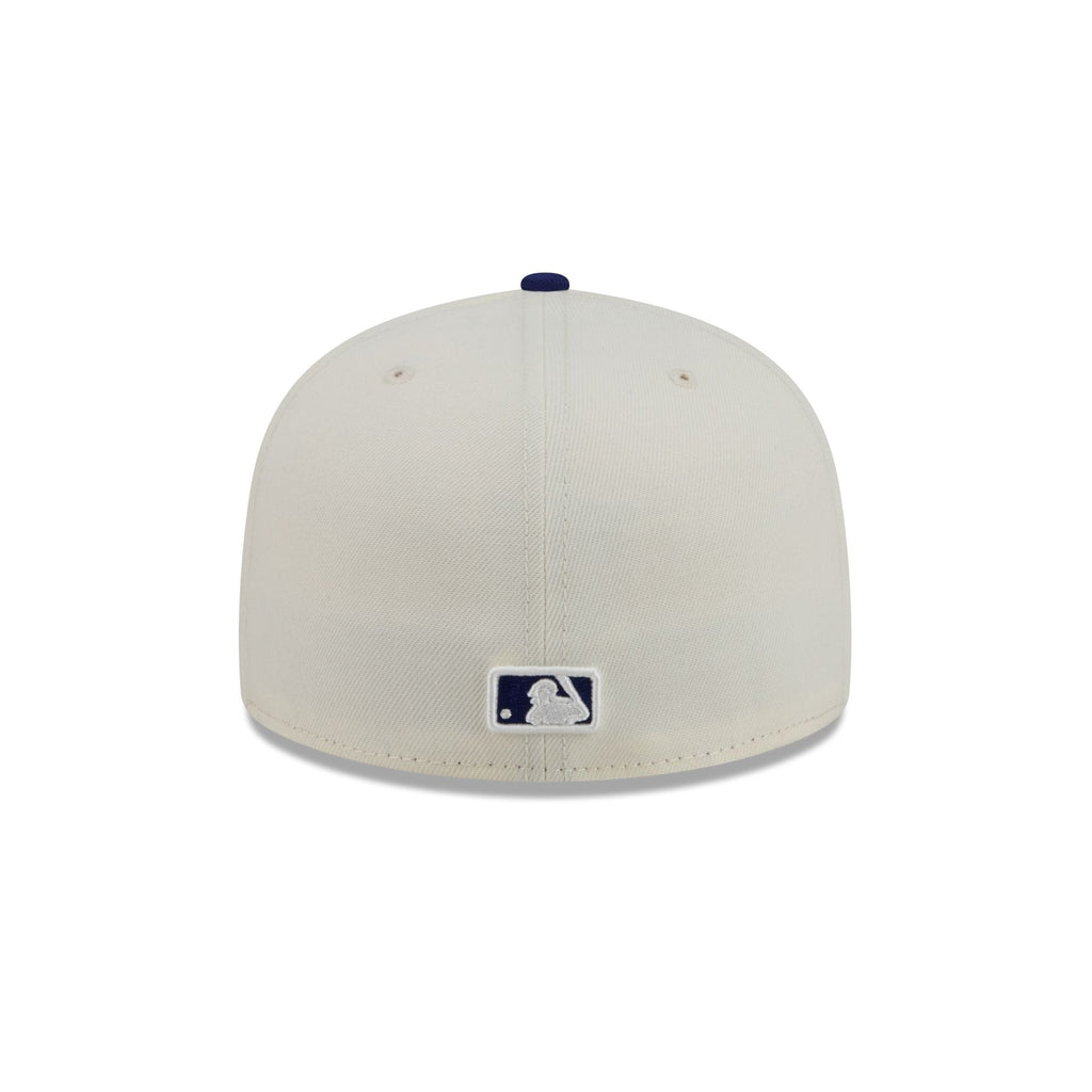 Texas Rangers Chrome White Basic 59FIFTY Fitted Hat