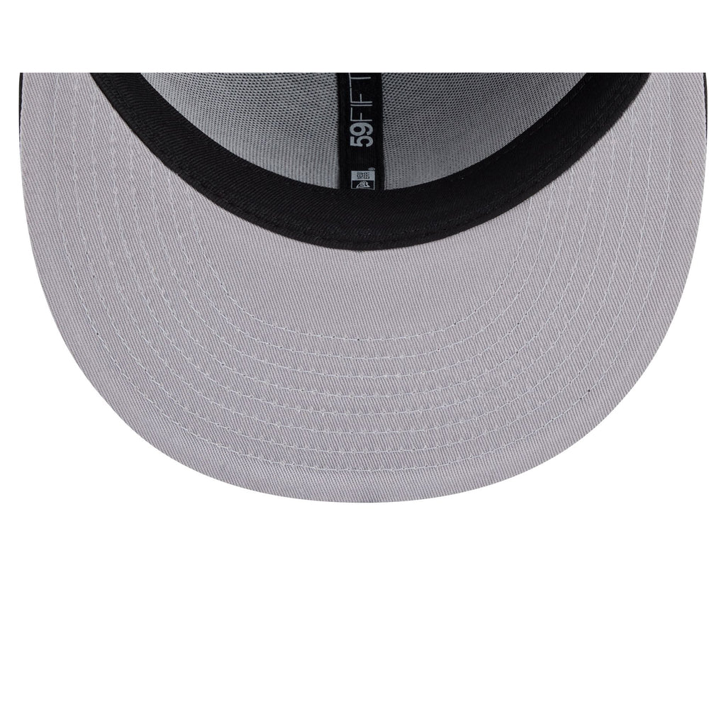 Kansas City Royals Black and White Basic 59FIFTY Fitted Hat