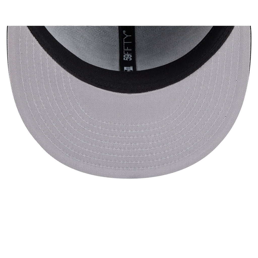 Philadelphia Eagles Black and White Basic 59FIFTY Fitted Hat
