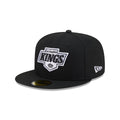 Los Angeles Kings Black and White Basic 59FIFTY Fitted Hat