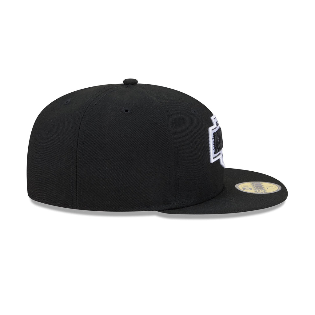 Los Angeles Kings Black and White Basic 59FIFTY Fitted Hat