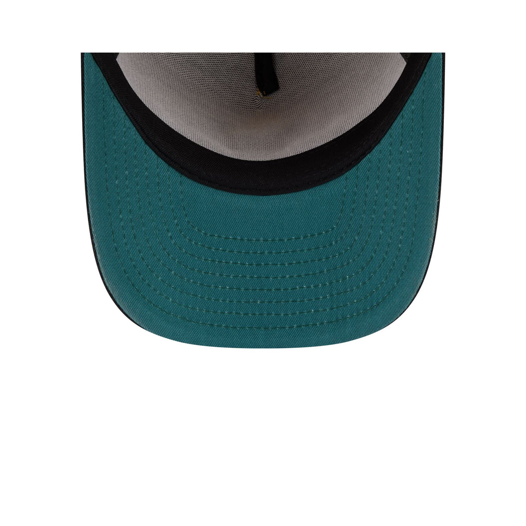Just Caps Hardwood Classics Trophy Yellow Milwaukee Bucks 59FIFTY A-Frame Fitted Hat