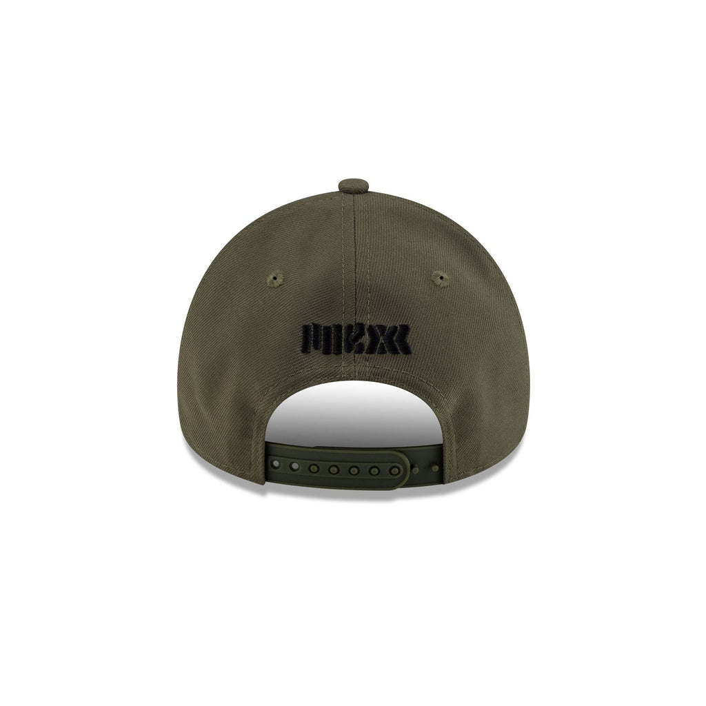 Rodrigo Roji x New Era Cap Soccer Olive Green 9FORTY A-Frame Snapback Hat