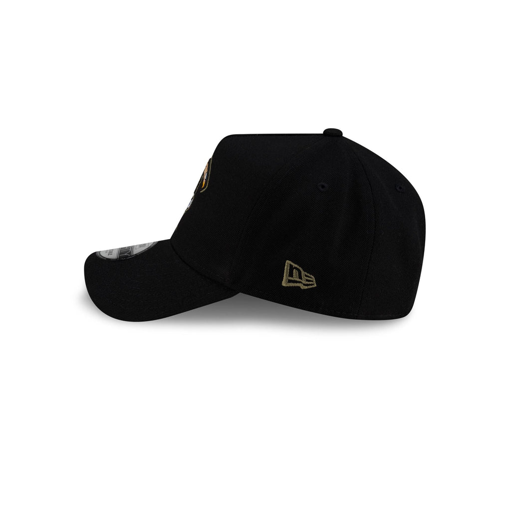 Rodrigo Roji x New Era Cap Soccer Black 9FORTY A-Frame Snapback Hat