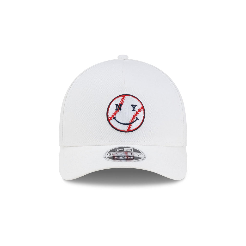 New York or Nowhere x New York Yankees Baseball White 9FORTY M-Crown A-Frame Snapback Hat