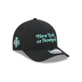 New York or Nowhere x New York Liberty Black 9FORTY M-Crown A-Frame Snapback Hat